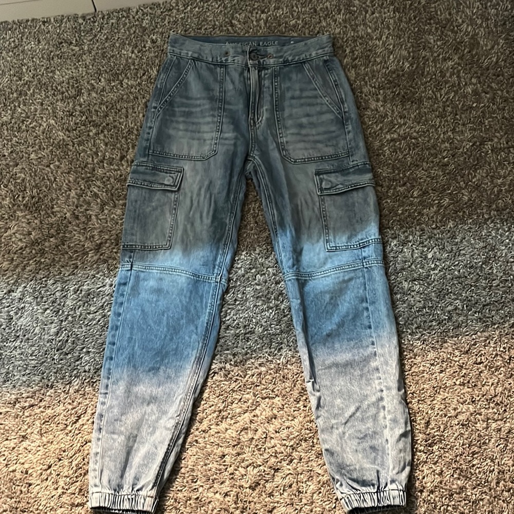 American Eagle Cargo Jeans Size 0 Regular
